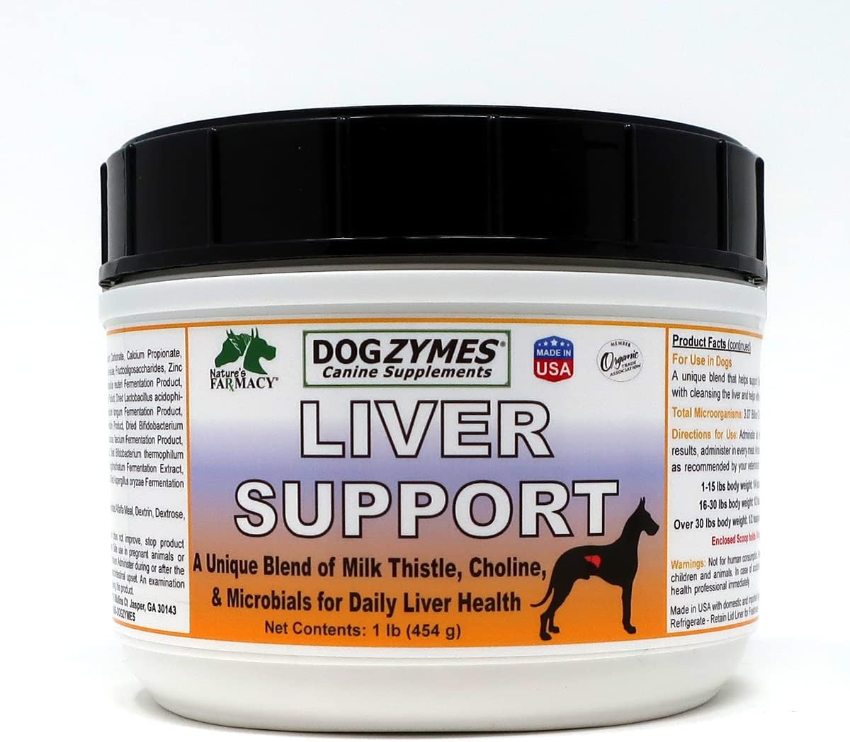 Dogzymes Liver Support (454 g) - görsel 1