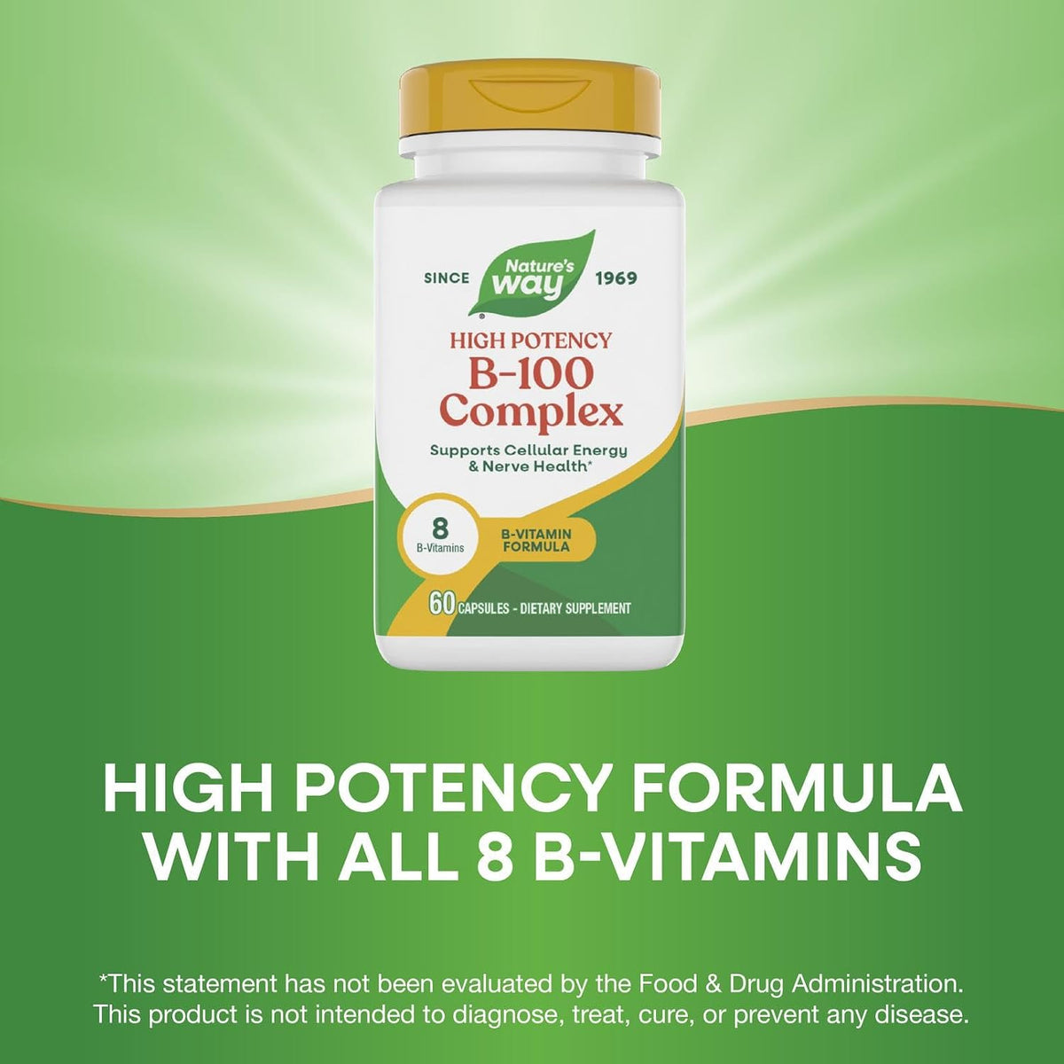 Nature's Way B-100 Complex, 60 Capsules - görsel 5