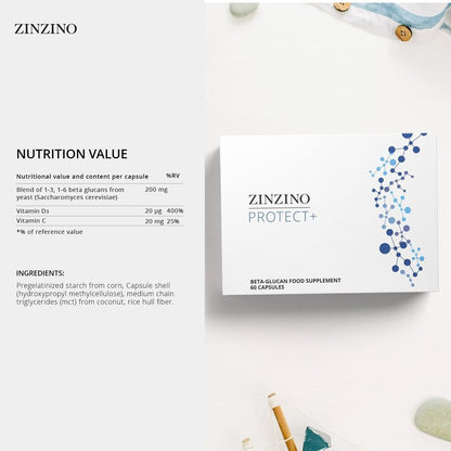 Zinzino Protect+ Immune Support Supplement – Vitamin C contributes to normal immune function and protects cells – Image 2
