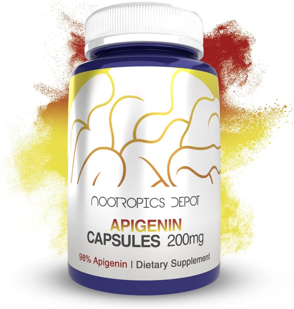 Nootropics Depot Apigenin Capsules | 200mg | 30 Capsules | >98% Apigenin - görsel 1