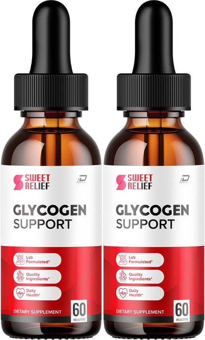 Sweet Relief Support Drops Food Supplement - SweetRelief Optimizer Advanced Formula (2 Pack - 2 Month Supply)