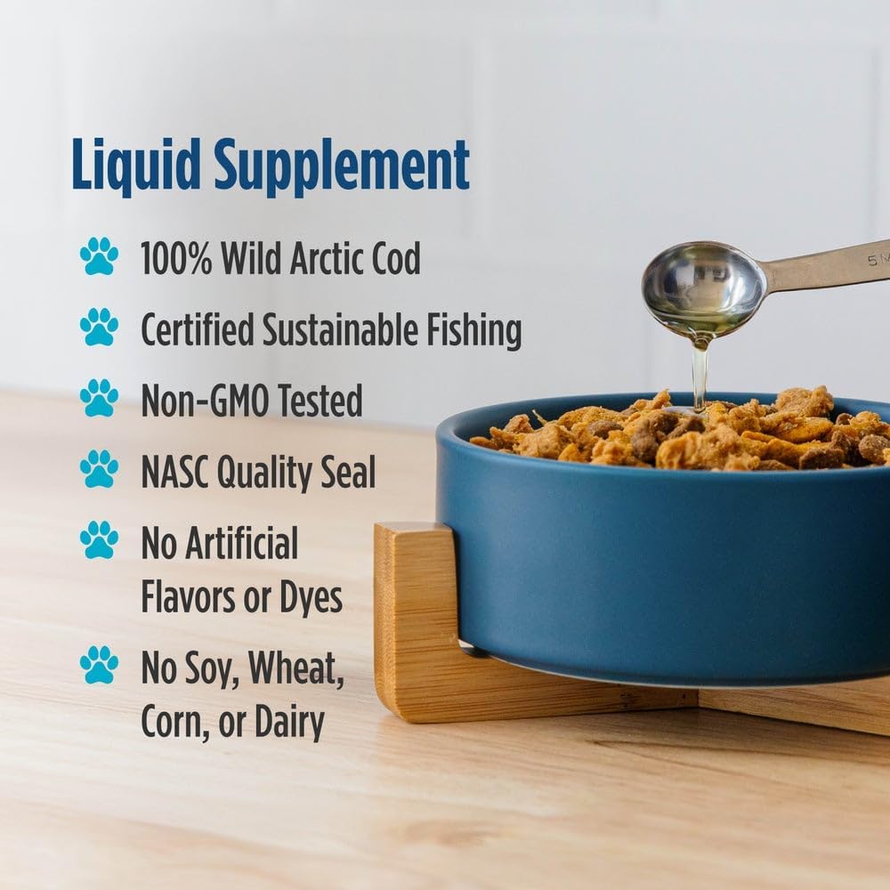 Nordic Naturals Pet Cod Liver Oil, Unflavoured – 8 oz - görsel 4