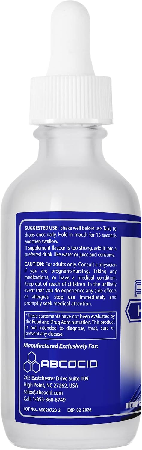 ABCOCID Huperzine-A Liquid Supplement, 360 mcg per Serving, 4 fl oz (240 Servings) - görsel 9
