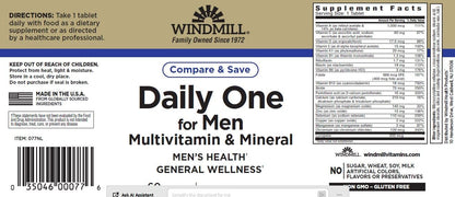 Windmill Daily Vitamin for Men - 60 Tablets