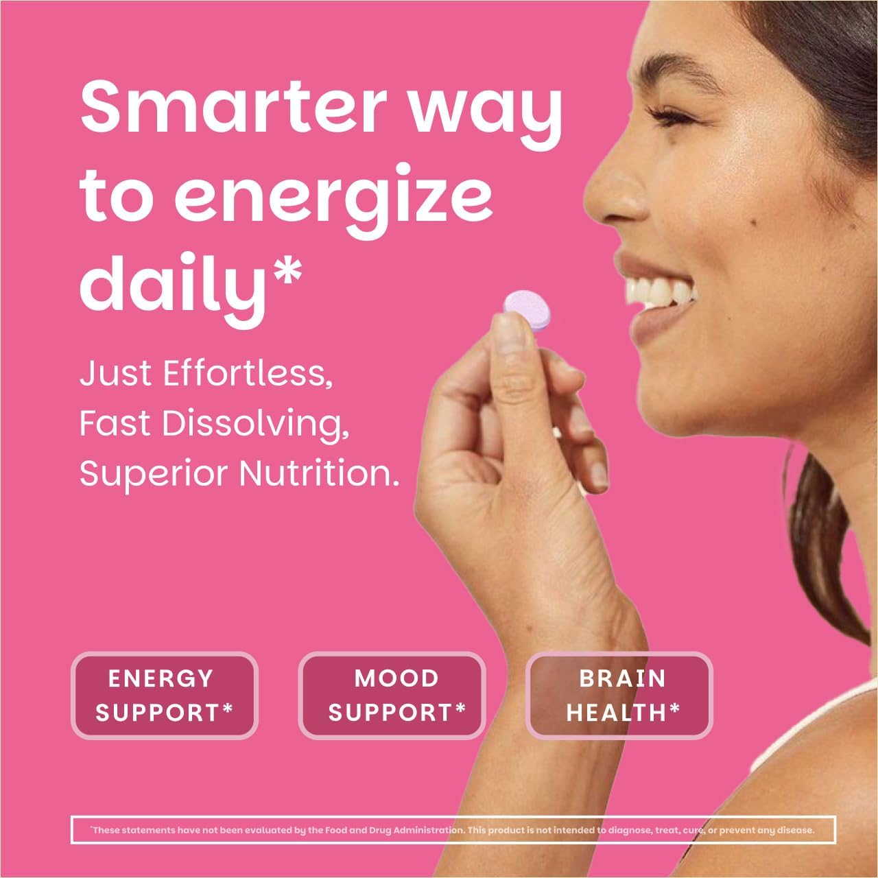 EZ Melts Dissolvable B12 Methylcobalamin 2500 mcg – Red Cherry – 90 Sublingual Tablets - görsel 3