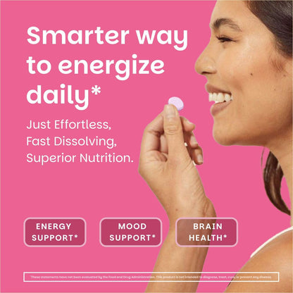 EZ Melts Dissolvable B12 Methylcobalamin 2500 mcg – Red Cherry – 90 Sublingual Tablets