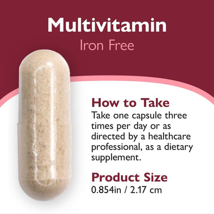 Celebrate Vitamins Bariatric Multivitamin, Iron Free - Post Gastric Bypass & Sleeve Gastrectomy Supplement for Men & Women (90 Capsules)