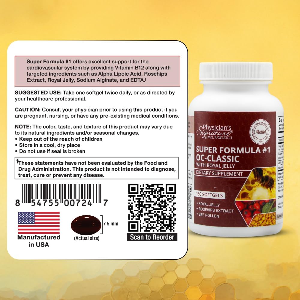 Rawleigh Super Formula No. 1 OC Classic – 180 Softgels (3-Month Supply) - görsel 7