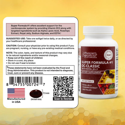 Rawleigh Super Formula No. 1 OC Classic – 180 Softgels (3-Month Supply)