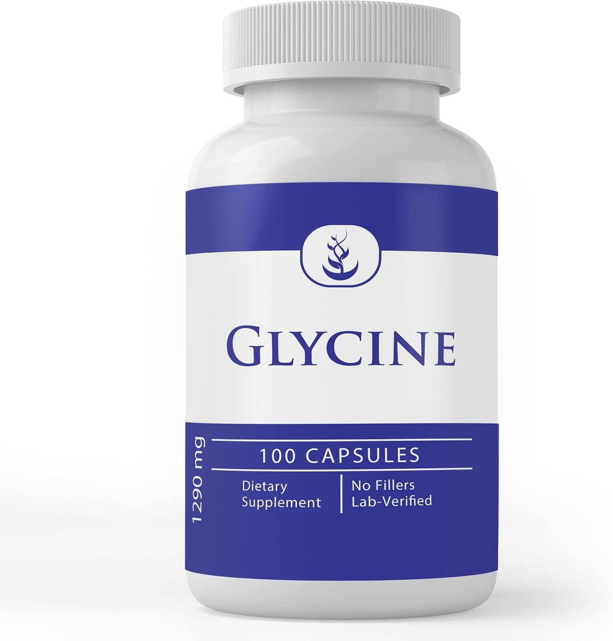 Pure Original Ingredients Glycine (100 Capsules) – Pure, No Additives or Fillers, Lab Tested - görsel 1
