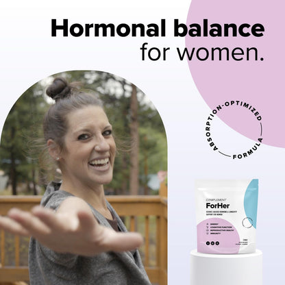 COMPLEMENT ForHer Women’s Multivitamin with Inositol - For Hormone Support & Immunity (120 Capsules)