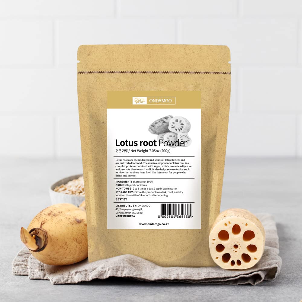 Korean Natural Lotus Root Powder – 200g - görsel 3