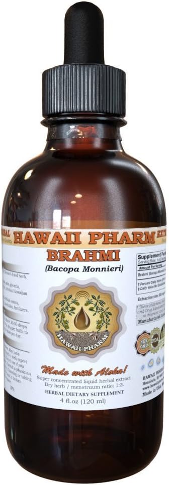 Hawaii Pharm Brahmi (Bacopa Monnieri) Liquid Extract, 4 oz - görsel 1
