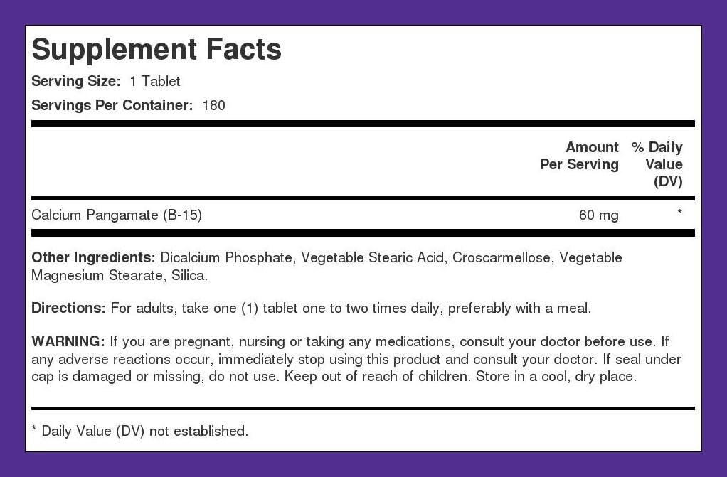Piping Rock DMG B15 | 150 mg | 180 Capsules | Dimethylglycine HCl | Non-GMO, Gluten-free - görsel 8