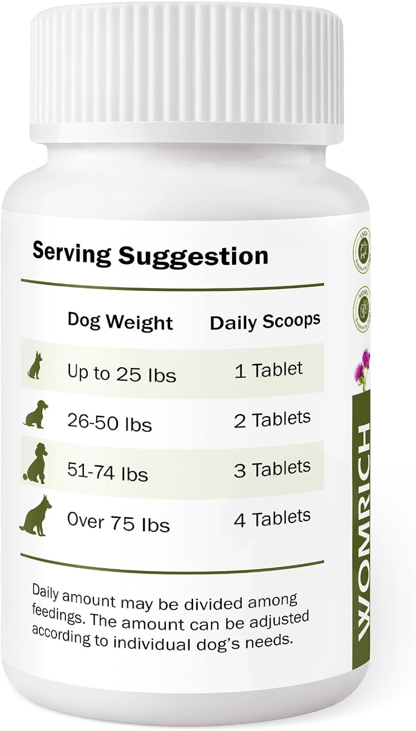 Milk Thistle & SAM-E for Dogs - Advanced Liver & Kidney Support with Silymarin, Detox Supplement - 120 Chewable Tablets - görsel 3