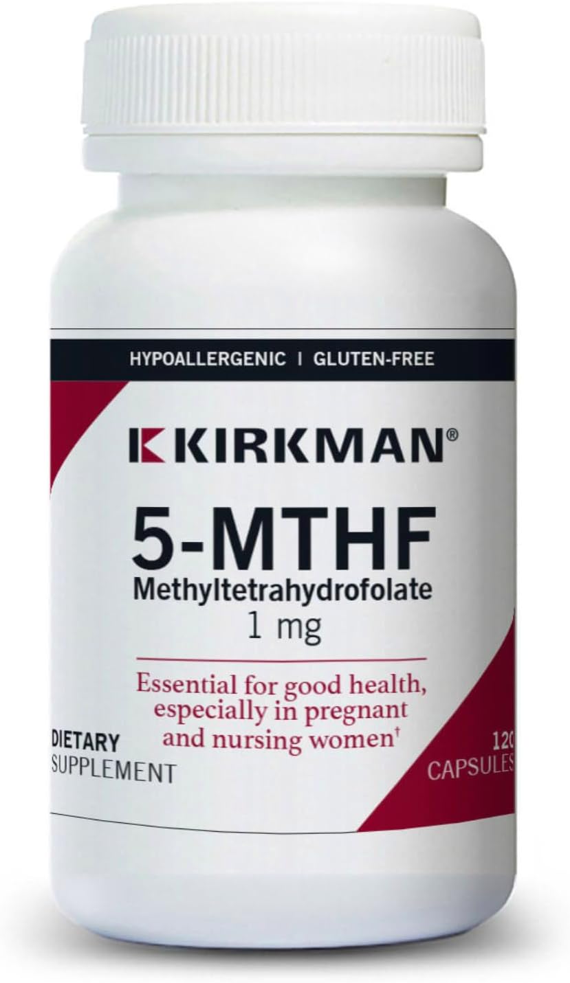 Kirkman 5-MTHF (5-Methyltetrahydrofolate) - Active Folate Supplement - görsel 1
