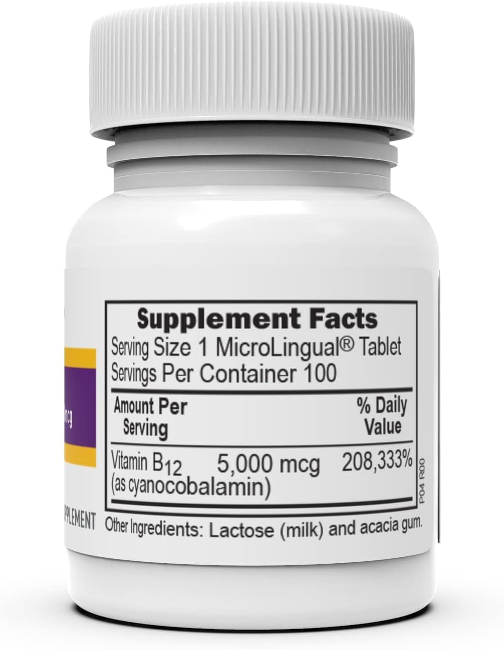 Superior Source No Shot Vitamin B-12 Cyanocobalamin 5000 mcg Sublingual Tablets (100 Count) - görsel 4
