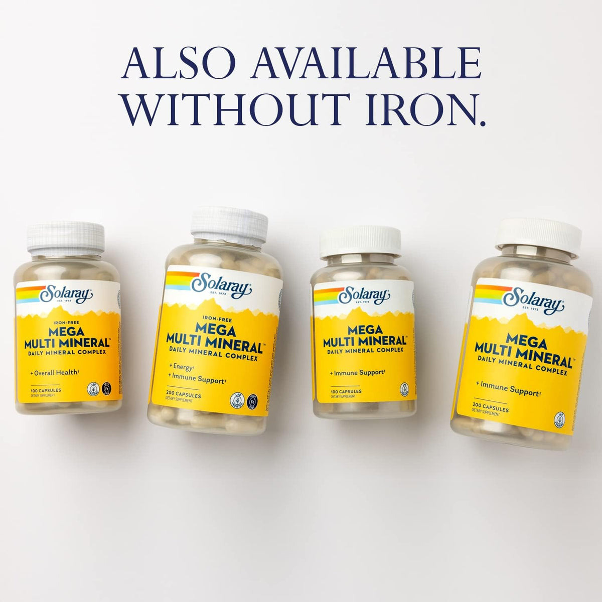 Solaray Mega Multi Mineral - 100 Capsules - görsel 7