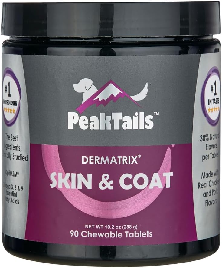Kala Health PeakTails Skin & Coat Support for Dogs – 150 Chewable Tablets - görsel 10