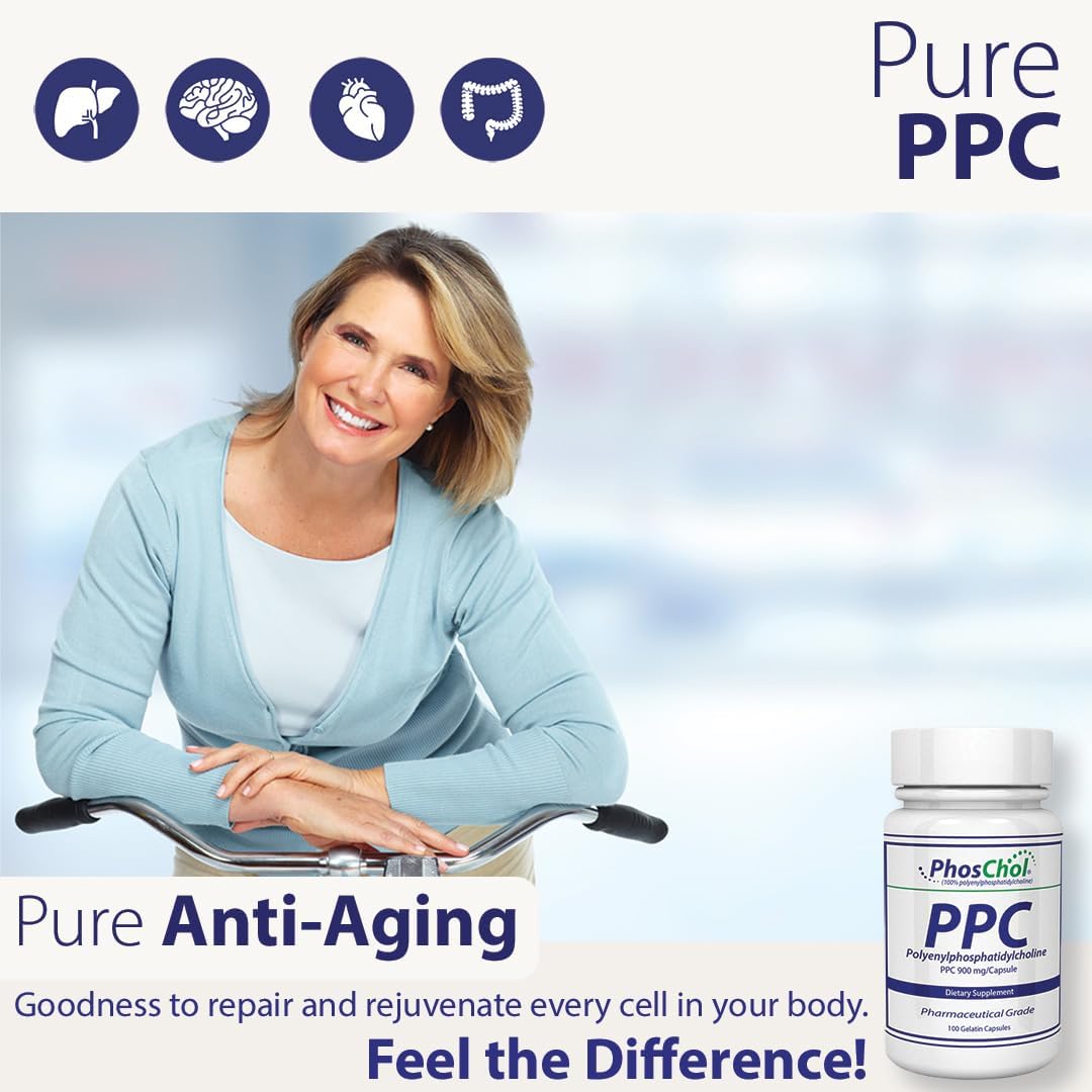 Nutrasal PhosChol PPC Polyenyl PhosphatidylCholine Choline Supplement 900mg 300 Gelatine Capsules - görsel 6