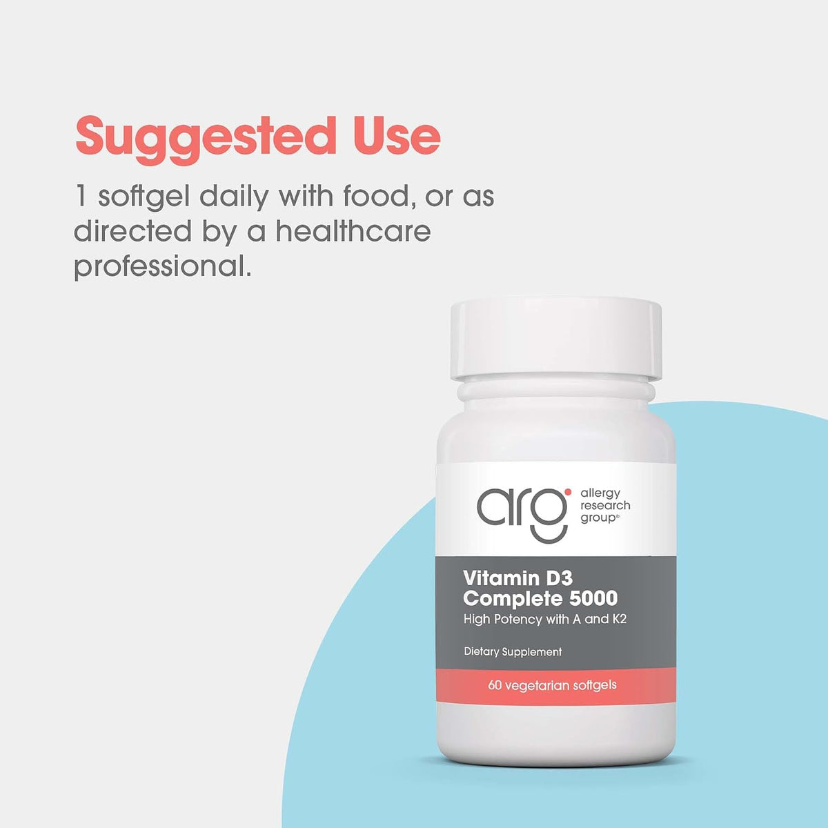 Allergy Research Group Vitamin D3 Complete 5000 with Vitamin A & K2 - görsel 4