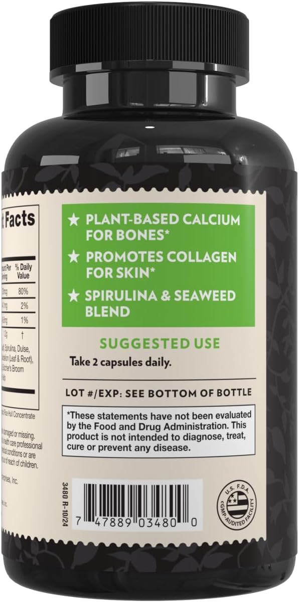Crystal Star Ocean Minerals Supplement – Herbal Blend for Bone and Collagen Support (60 Capsules) - görsel 2