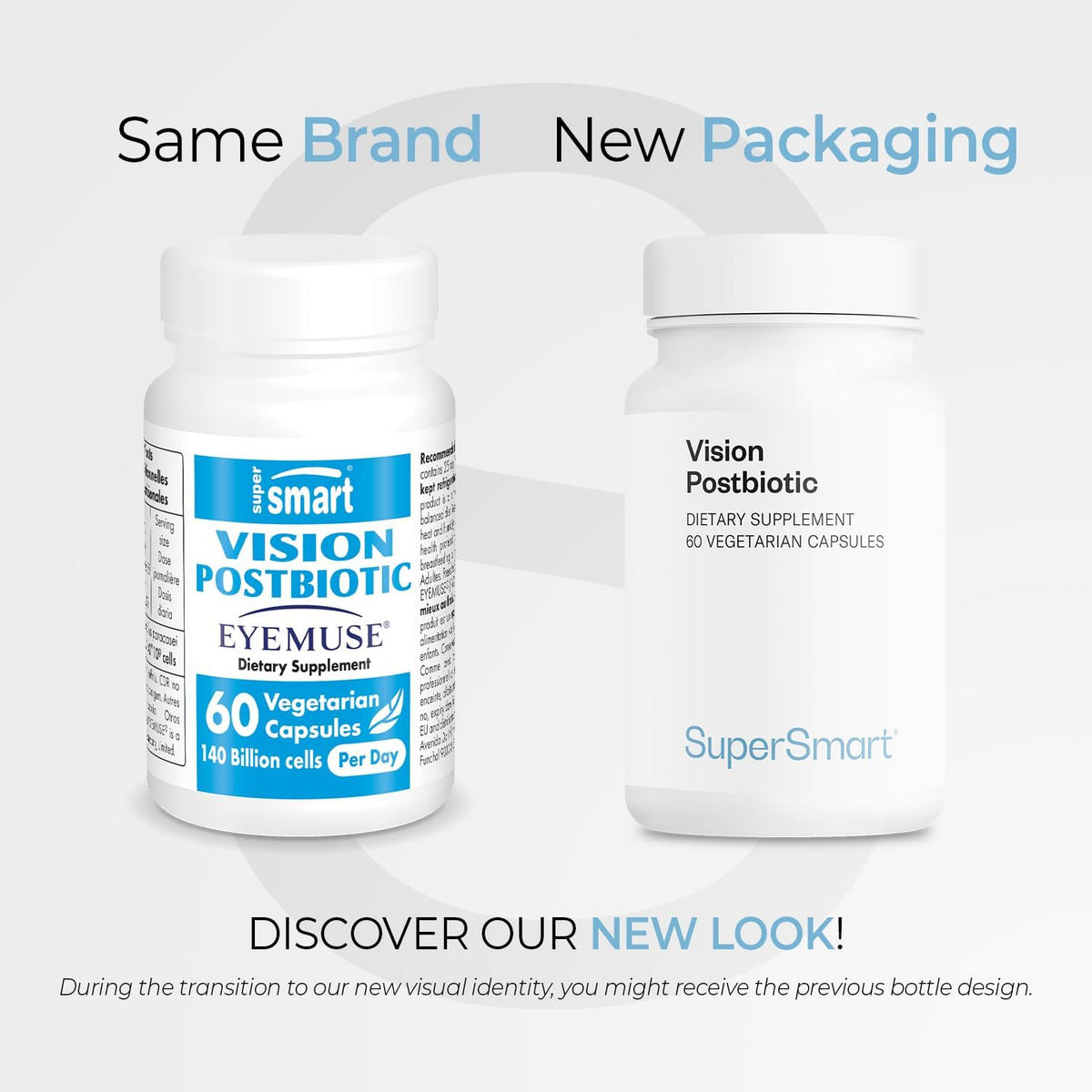 Supersmart - Vision Postbiotic 140 Billion Cells per Day, 60 Vegetarian Capsules - görsel 2