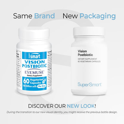 Supersmart - Vision Postbiotic 140 Billion Cells per Day, 60 Vegetarian Capsules