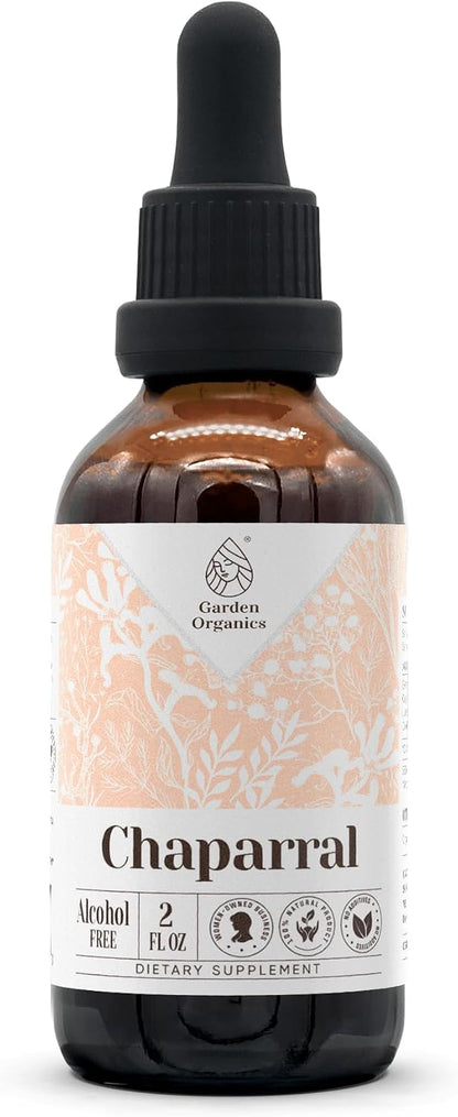 Garden Organics Chaparral Alcohol-Free Herbal Tincture Extract