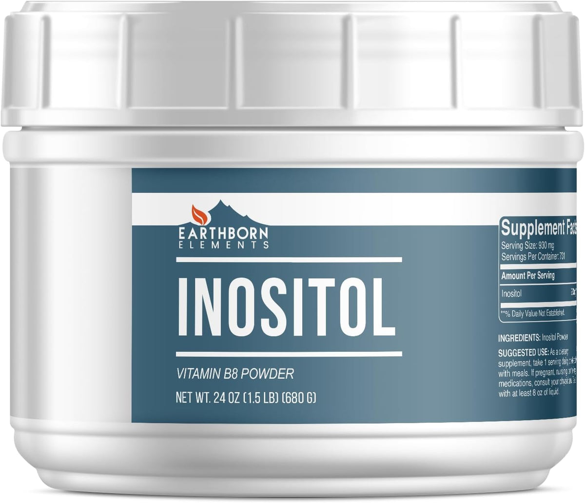 Earthborn Elements Inositol (1.5 lb / 680 g), Vitamin B8, Always Pure - görsel 1