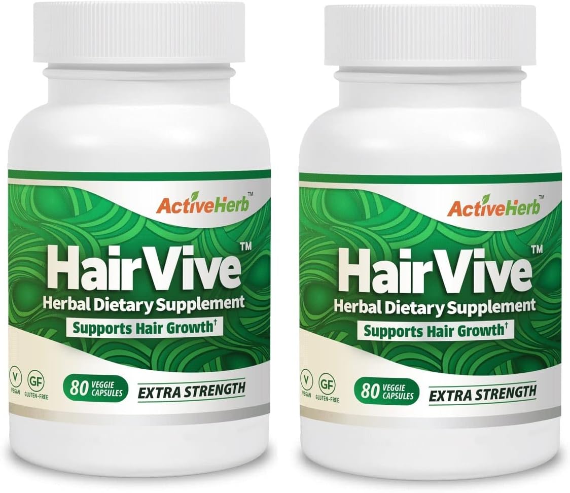 HairVive Capsules 80 Veggie Capsules - Pack of 2 - görsel 1