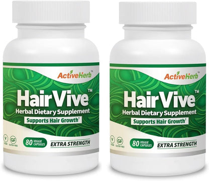 HairVive Capsules 80 Veggie Capsules - Pack of 2