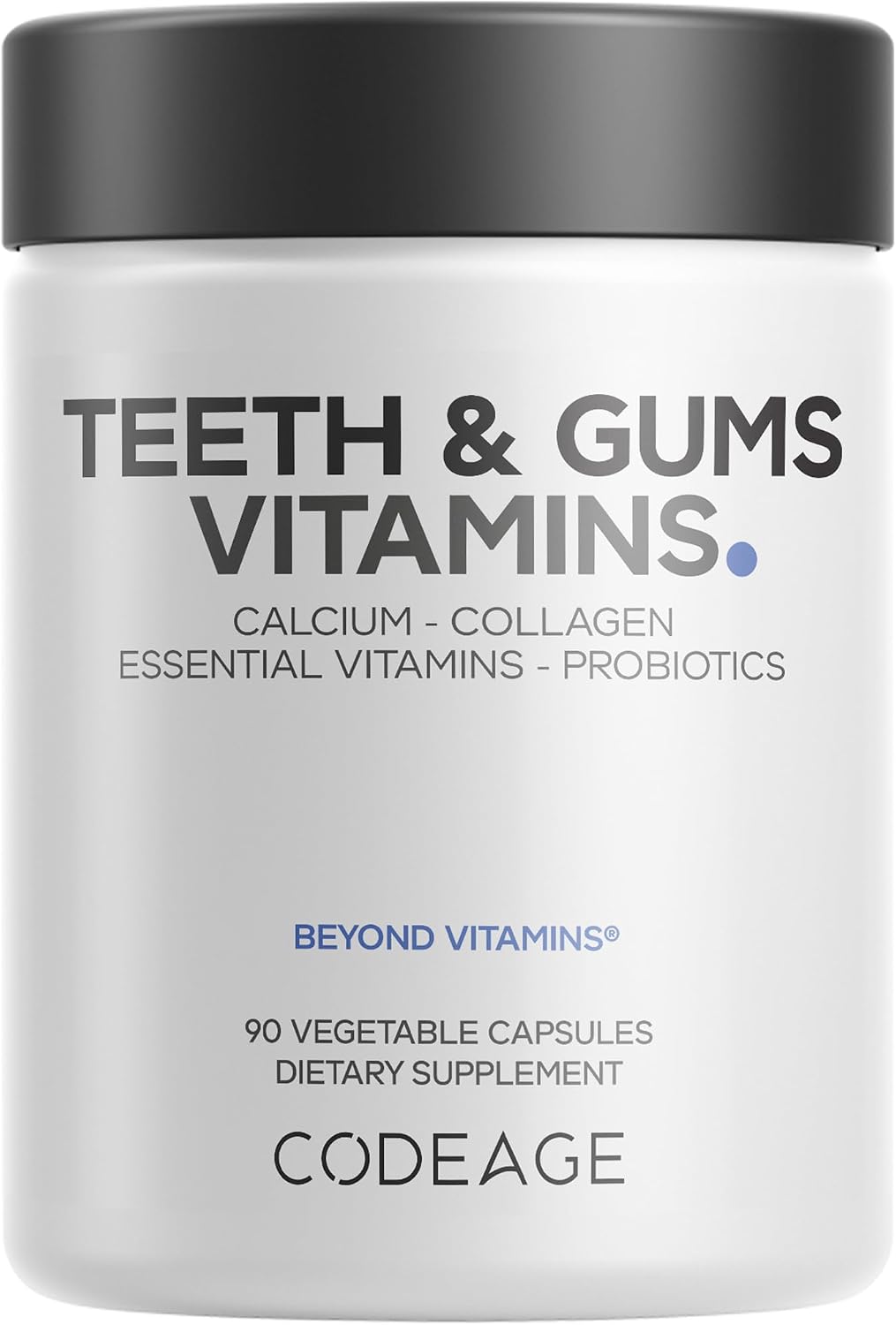 Codeage Teeth & Gums Vitamins + Oral Probiotics - 90 Capsules - görsel 1