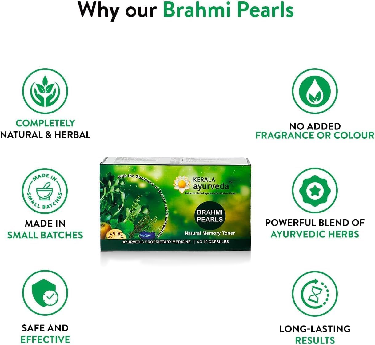 Senta Ayurvedic Brahmi Pearls - 40 Capsules - görsel 5