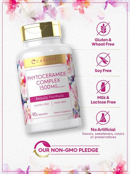 Carlyle Phytoceramide Supplement with Organic Sweet Potato – 90 Capsules – Beauty Formula Complex
