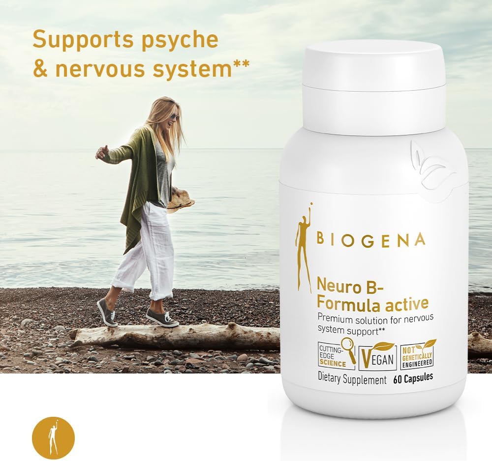 Biogena Neuro B-Formula Active Gold - Vitamin B Complex Capsules - görsel 4