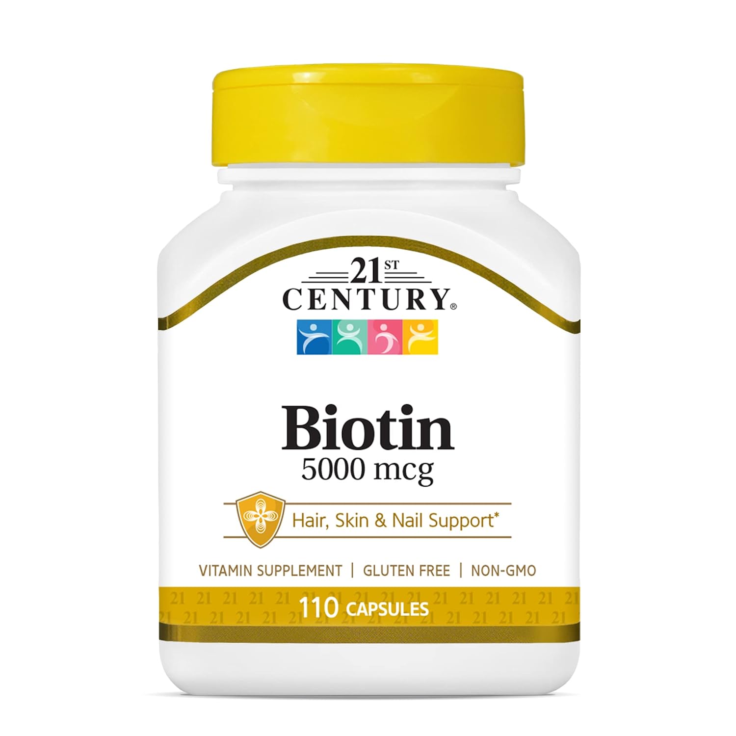 21st Century Biotin, 5,000 mcg, 110 Capsules - görsel 1