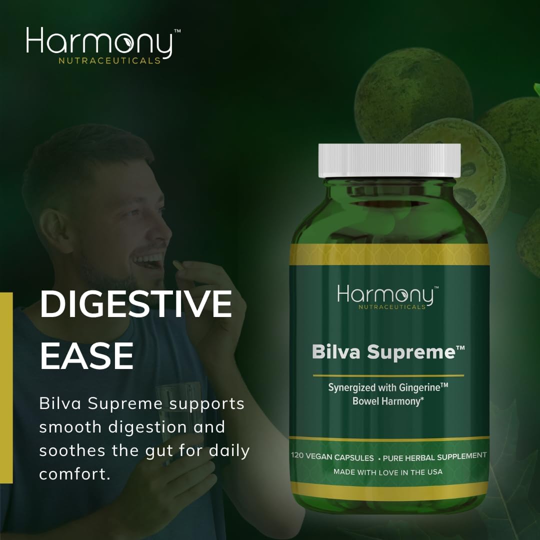 Harmony Nutraceuticals Bilva Supreme: Ayurvedic Digestive Support (120 Vegan Capsules) - görsel 2