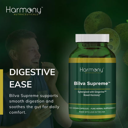 Harmony Nutraceuticals Bilva Supreme: Ayurvedic Digestive Support (120 Vegan Capsules)