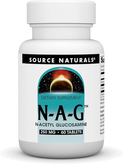 Source Naturals N-A-G 250 mg N-Acetyl Glucosamine - 120 Tablets