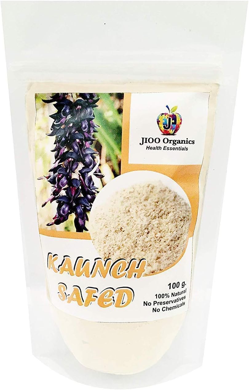 SENTA 100% Natural Premium Kaunch Seeds Powder White | Safed Kaunch Beej | 100g - görsel 1