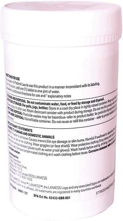 DuPont Virkon S, 9 oz, 50 Tablets