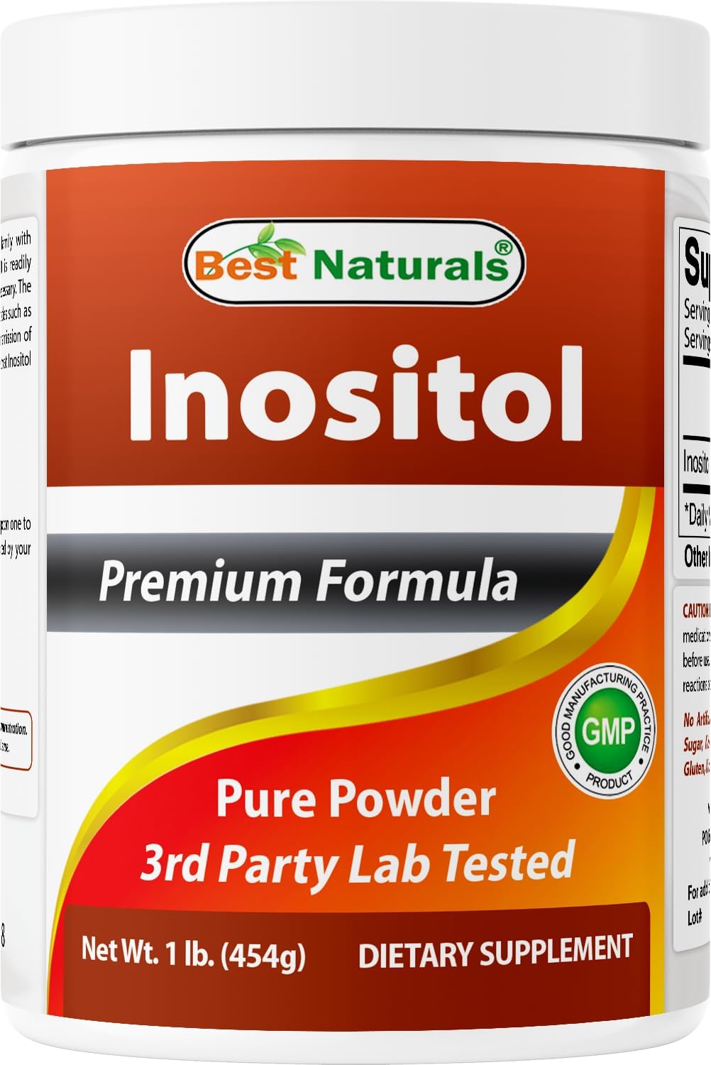Best Naturals Pure Inositol Powder (Vitamin B8), 454 g - görsel 1