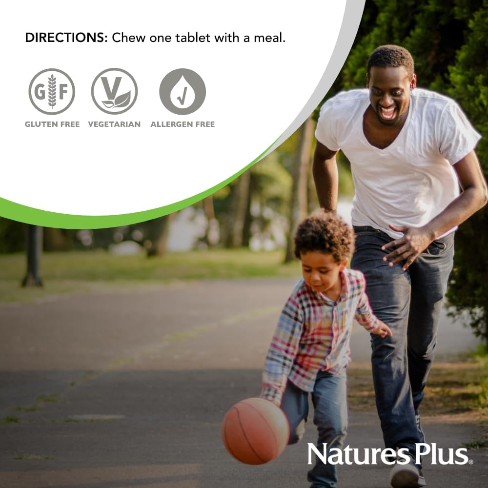NaturesPlus Papaya Enzyme Chewable Tablets - 180 Tablets - görsel 6