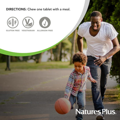 NaturesPlus Papaya Enzyme Chewable Tablets - 180 Tablets