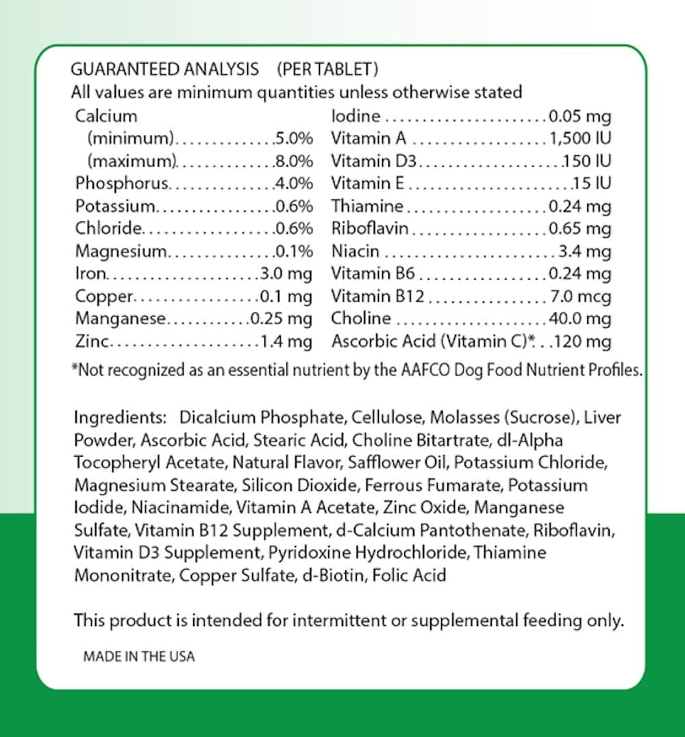 Healthy Breeds Poodle Multi-Tabs Plus Chewable Tablets 180 Tablets - görsel 2