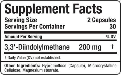 ALLMAX Essentials DIM, 60 Veggie Capsules (100mg per Capsule)
