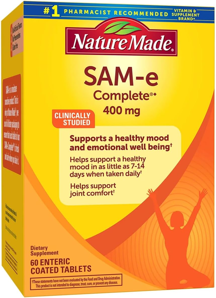 Nature Made SAM-e Complete 400 mg Tablets, 60 Tablets - görsel 9