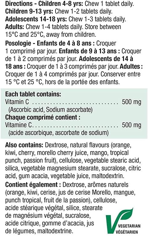 Jamieson Vitamin C Mixed Fruit 500mg 120 Tablets - görsel 4
