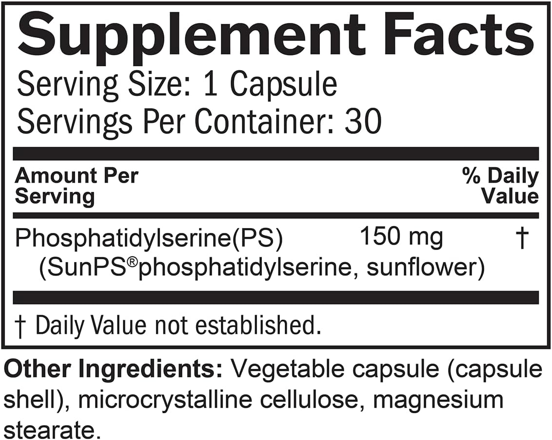 BRAINMD NeuroPS – Phosphatidylserine 150 mg – Memory, Focus and Energy Support - görsel 5